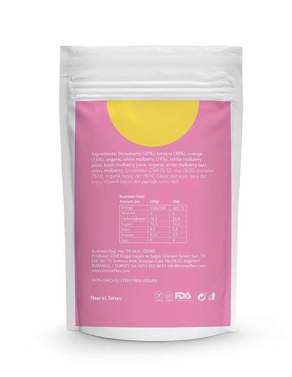 Freeze Dried Çilek & Muz & Portakal Atıştırmalık