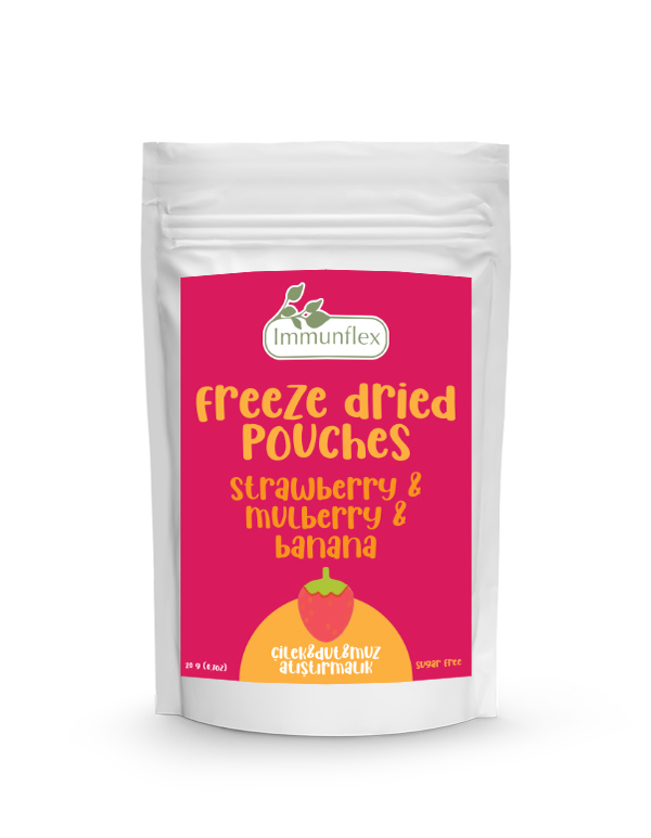 Freeze Dried Çilek & Dut & Muz Atıştırmalık