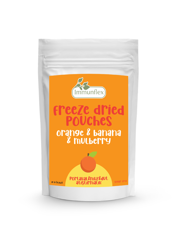 Freeze Dried Portakal & Muz & Dut Atıştırmalık