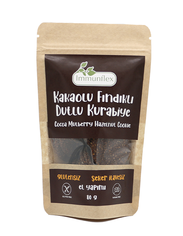 Kakaolu Fındıklı Dutlu Kurabiye
