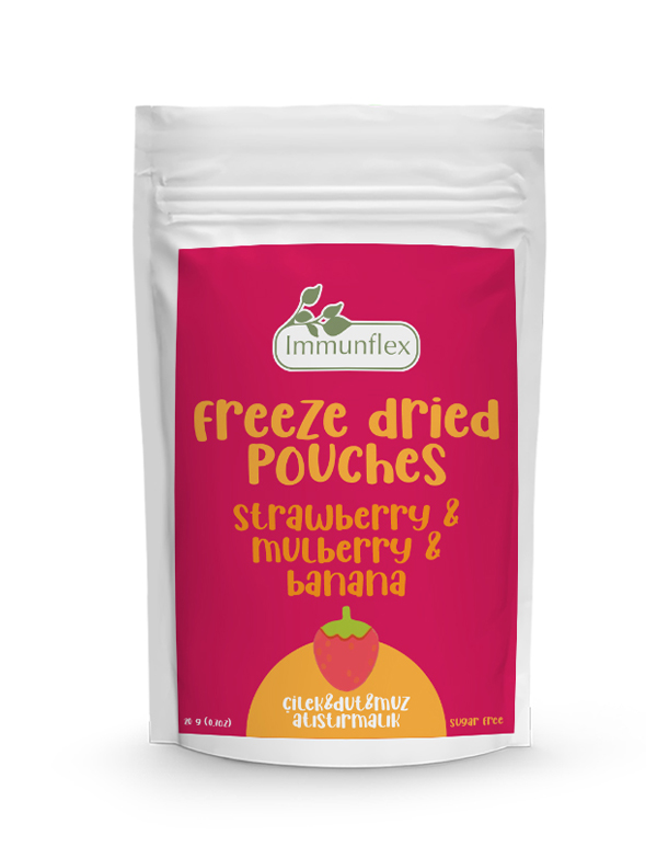 Freeze Dried Çilek & Dut & Muz Atıştırmalık