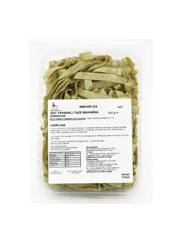 Mulberry Leaf Fresh Pasta