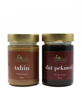 Tahini and Mulberry Molasses